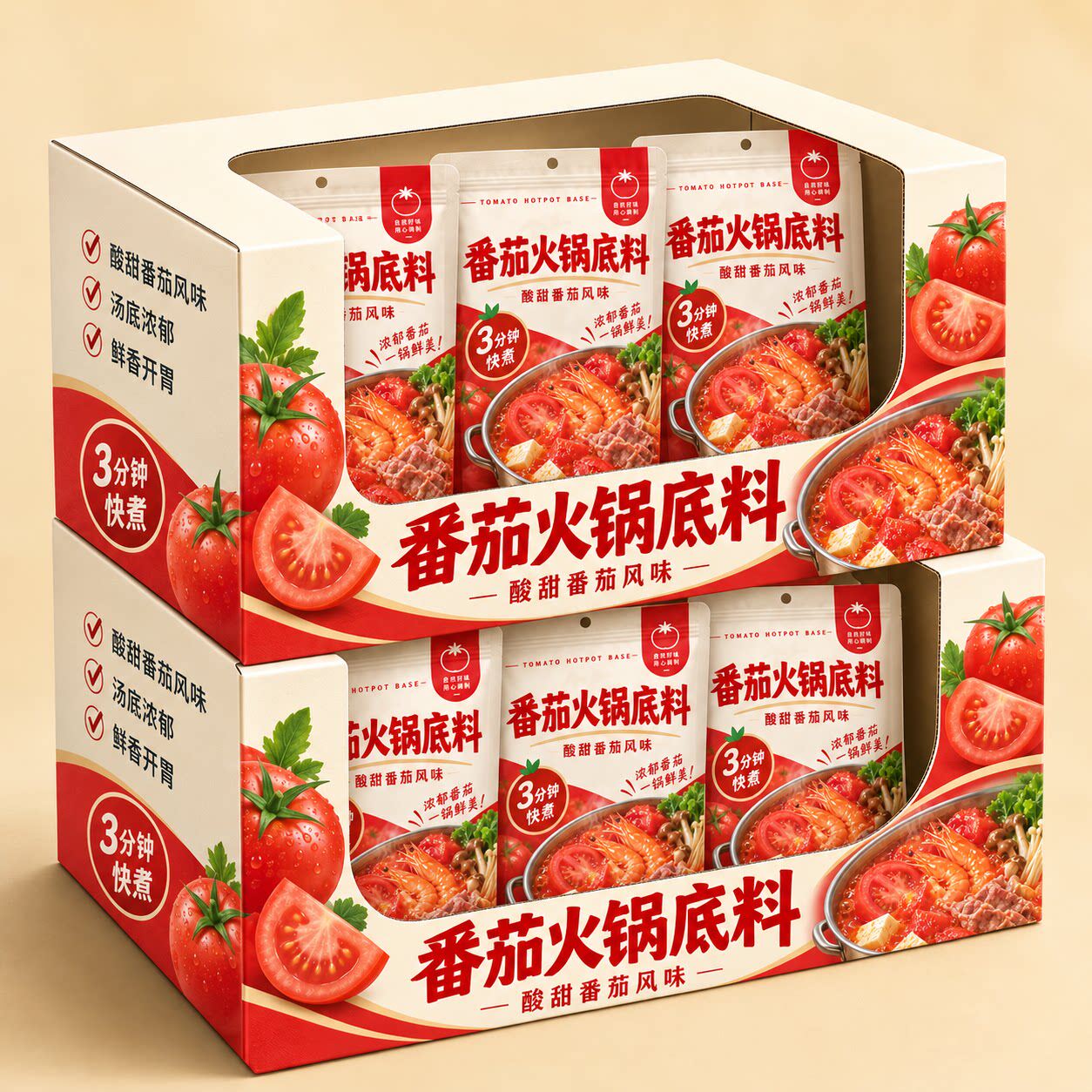 农科院正宗番茄火锅底料官方旗舰店正品小包装一人份浓香正宗浓汤
