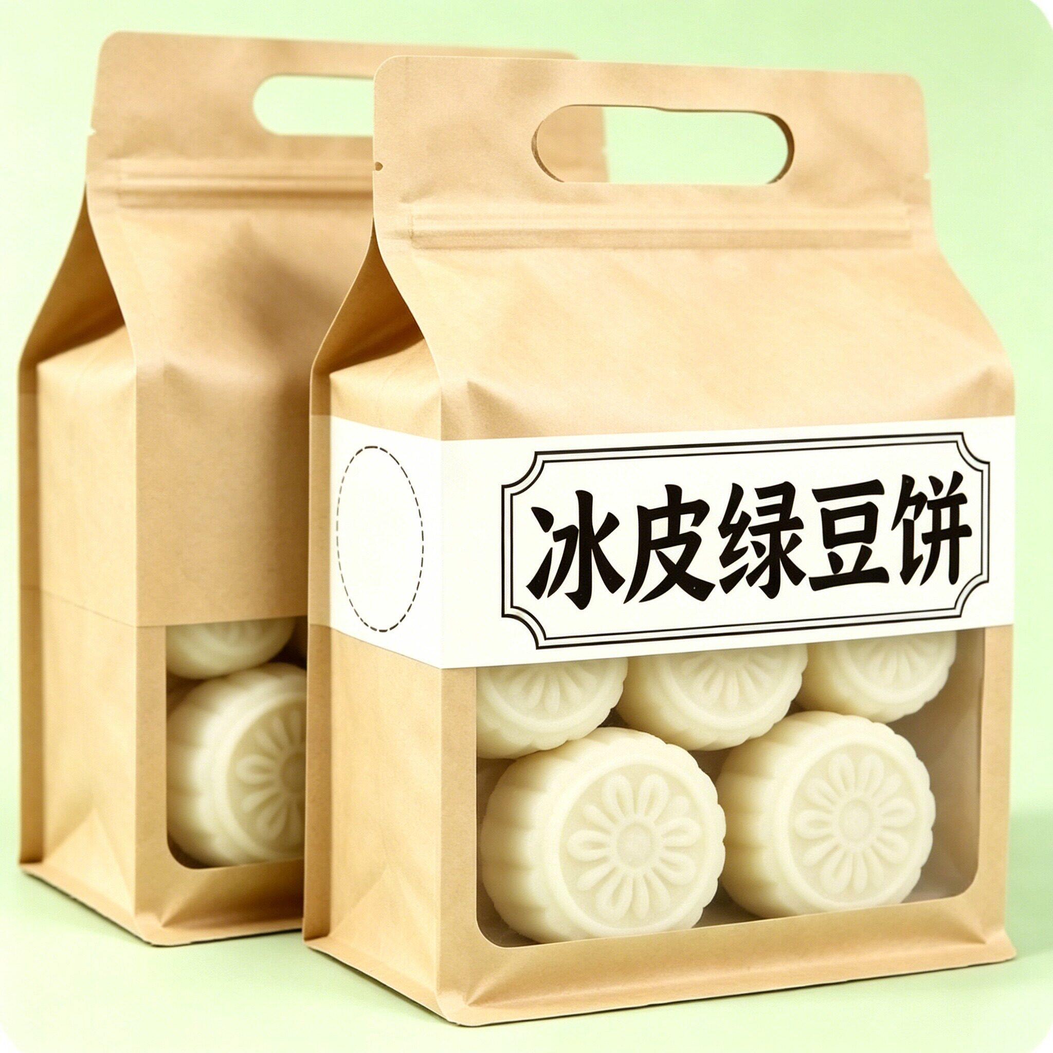 农科院冰皮绿豆饼新鲜0蔗糖官方旗舰店正宗老字号纯手工早餐糕点