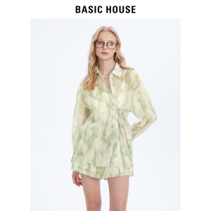 Basic House/百家好休闲套装女2024夏季新款高级小个子穿搭一整套