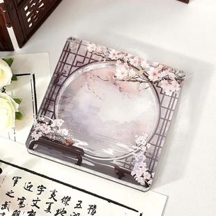 【小红书同款】古风透明吧唧砖吧唧托通用亚克力谷美动漫徽章收纳