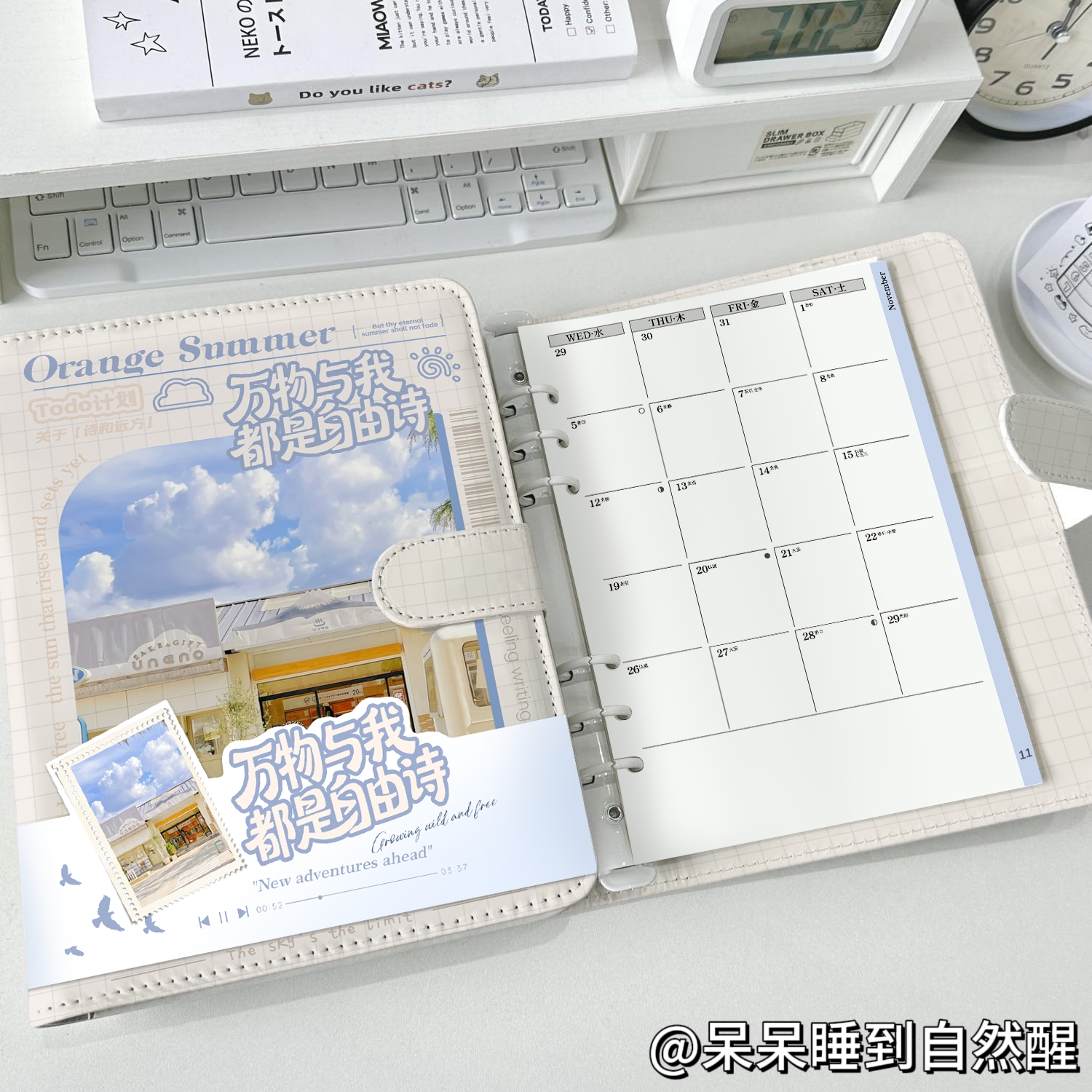 2026年日程本粉色小马效率本每日计划本自律打卡自填式笔记本本子