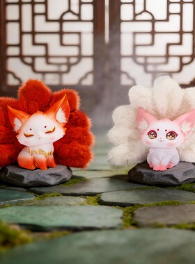 【九尾灵狐大号摆件】国潮玄幻文创桌面客厅玄关装饰纪念品礼物