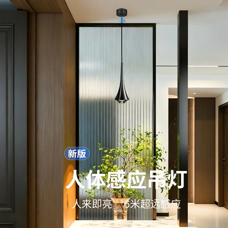 新版人体感应吊灯入户玄关氛围灯图片