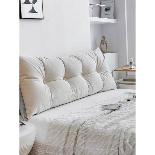 日本进口MUJIE床头靠垫软包榻榻米床上长靠枕护腰床靠背垫床头