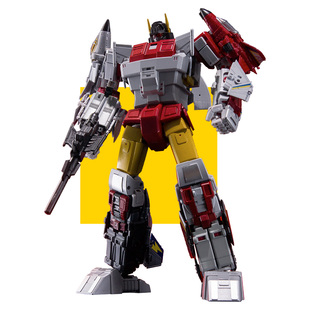Zeta 现货 变形玩具男孩机器人成品 小无畏 金属色版