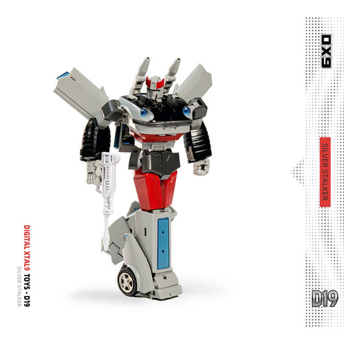 DX9 D19 银霹雳 变形玩具 摆件 手办