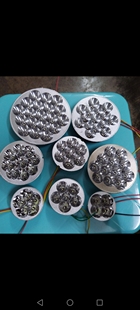 3:7VLED聚光灯罩强光灯锅表面真空镀膜板反光杯光杯灯碗聚光碗