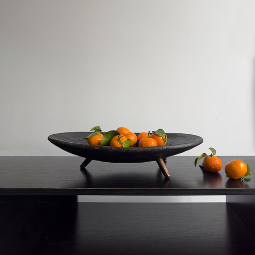 木质托盘高级感佛手柑家用果盘