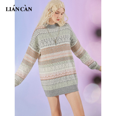 波西米亚风H型裙绵羊毛