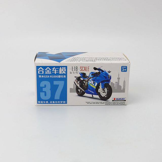 다이캐스트 금속 장난감 차량 모델 1:18 스케일 스즈키 GSX-R1000