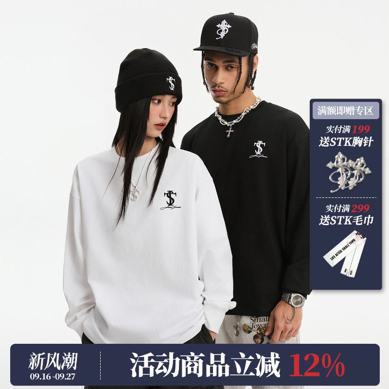 STK基础长袖休闲男女同款图片