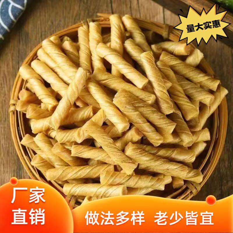 筋丁干素肉豆制品豆豆棒豆卷豆棍自制辣条火锅货麻辣烫串串