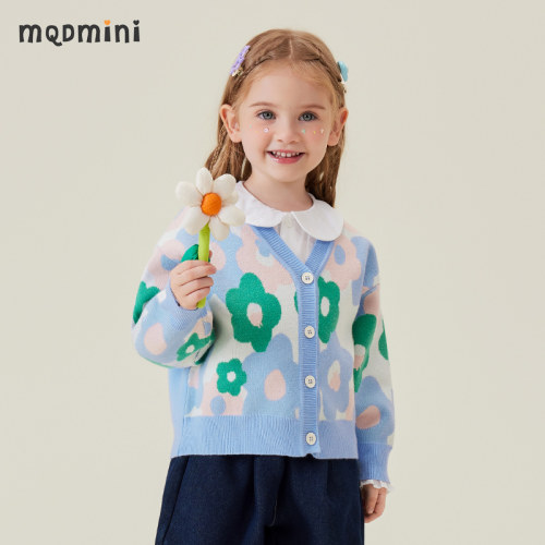 MQDmini女童针织衫新款