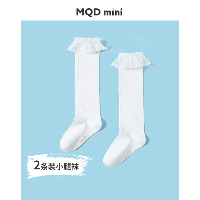 mqdmini女童夏季韩版蕾丝长筒袜