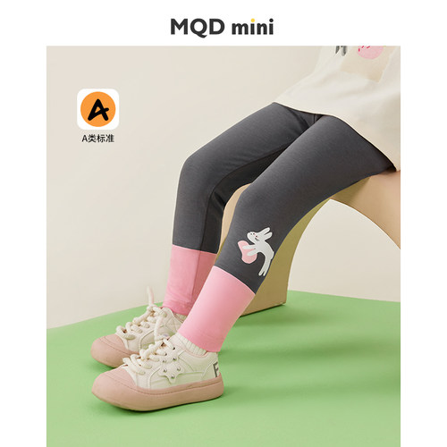 mqdmini女童秋季新款长裤打底裤