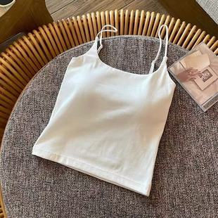 纯欲吊带背心女修身显瘦内搭外穿美背打底上衣