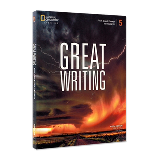 第五版原版进口写作专项国家地理出版社美国本土中学教材 Great Writing 5级别 C2 雅思托福PET考试 赠答案教案 初高中写作教材