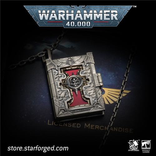 Starforged星辰铸造战锤40K游戏周边饰吊坠审判庭之书圣法典