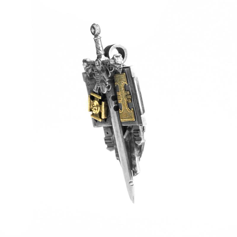 星辰铸造战锤战锤周边灰骑士吊坠