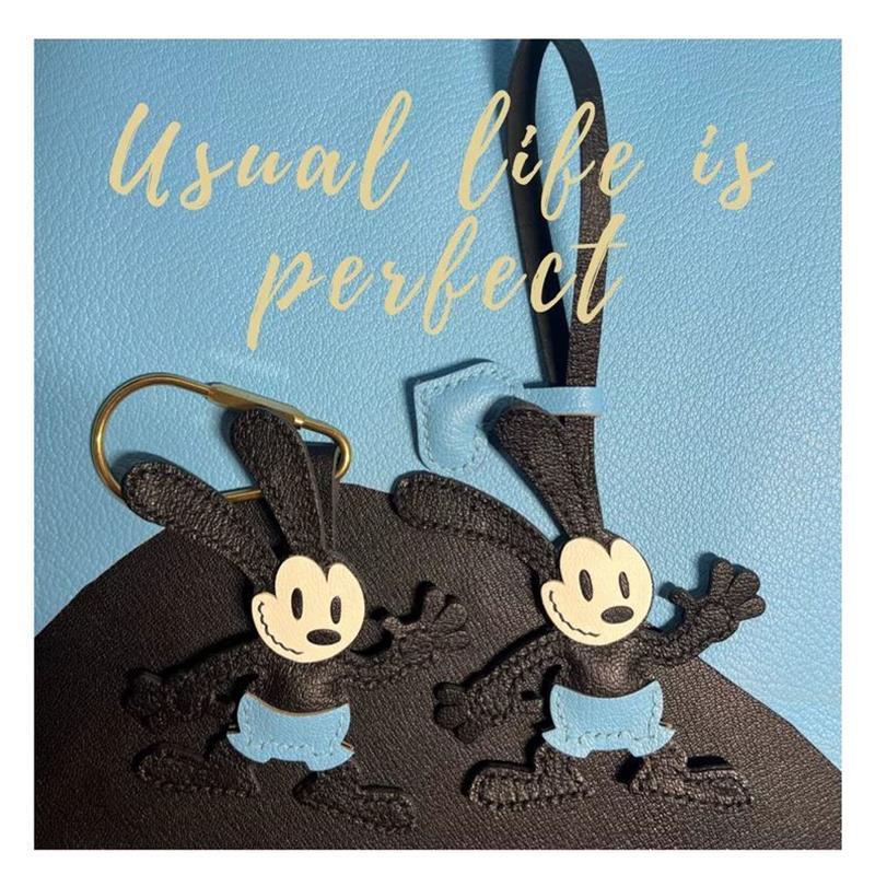 幸运兔子奥斯华周边 手工包包挂件 汽车钥匙扣  精致可爱