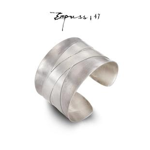 宽体手镯 开口 祁山明栗子同款冰种