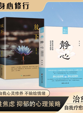 现货速发静心放下两册正版书籍