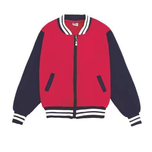 幼儿园园服春季外套小学生校服红色上衣藏青色裤子单件棒球服儿童