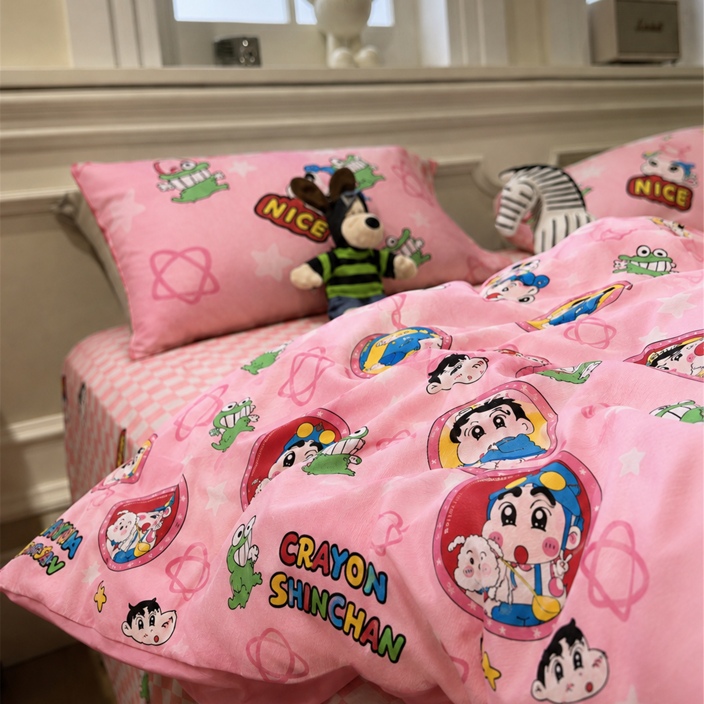 A类100支新疆长绒棉全棉防螨四件套纯棉床单笠被套2026床上用品三