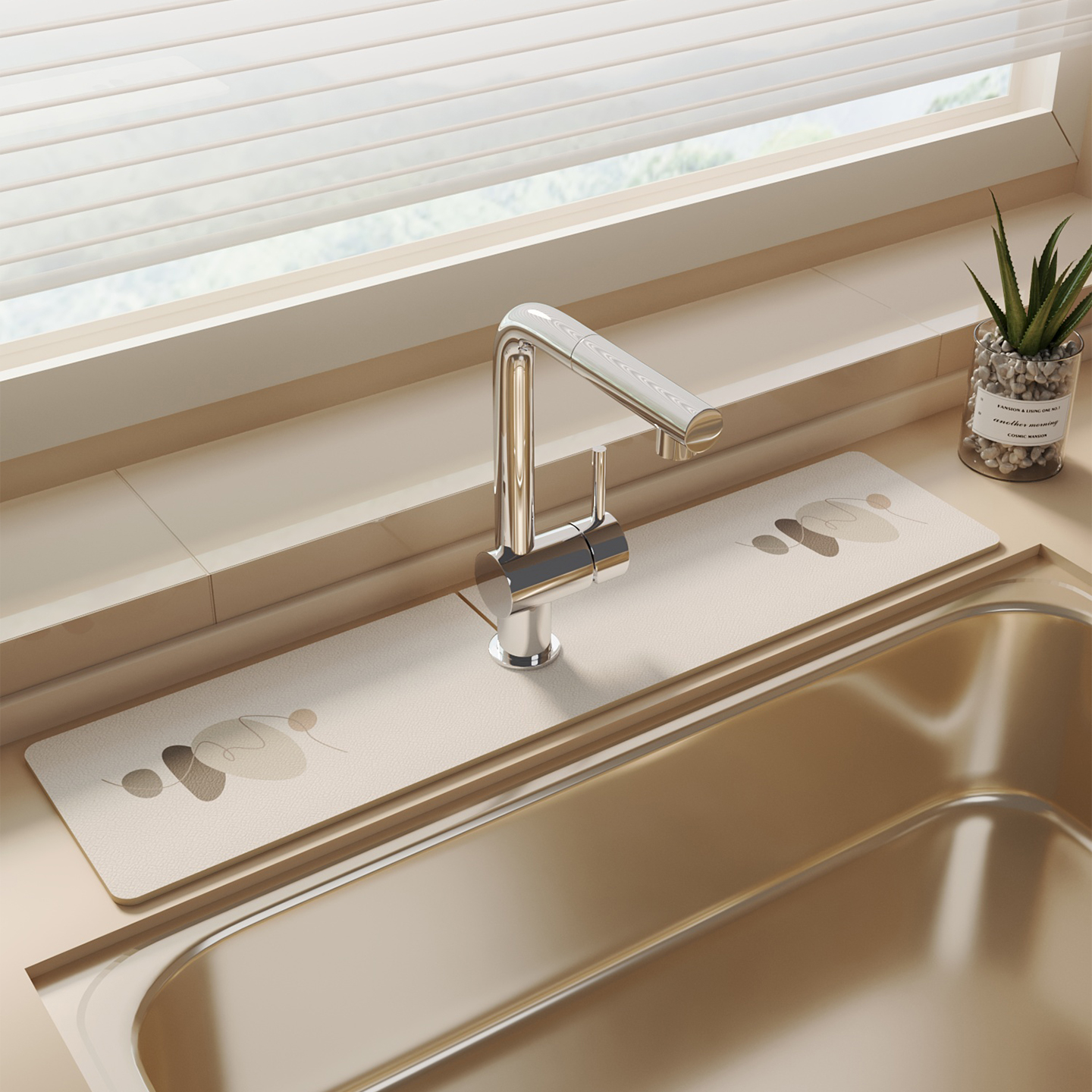 水龙头硅藻泥吸水沥水垫