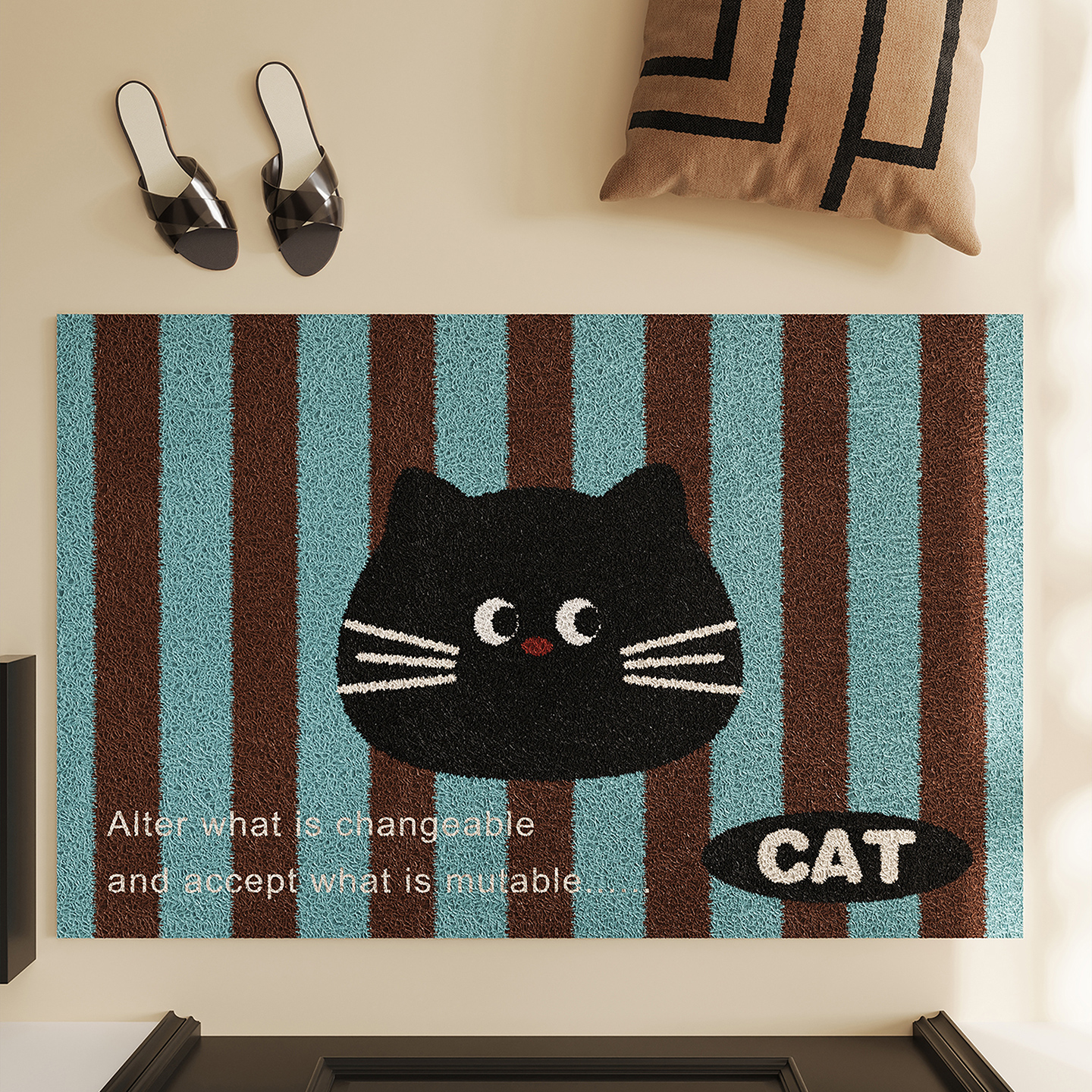 丝圈脚垫入户门地垫防滑耐脏耐磨