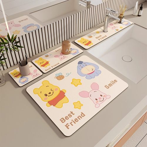 水龙头沥水垫洗漱台台面垫