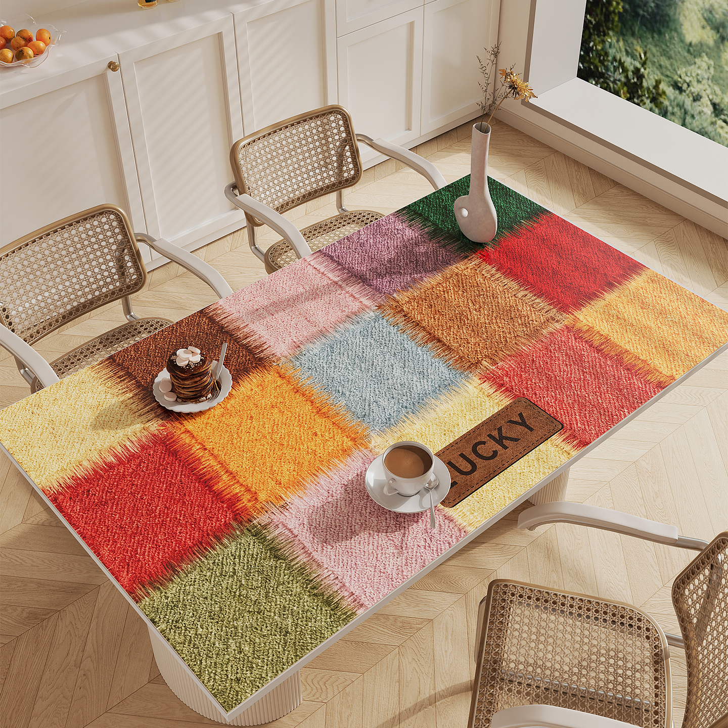 2025新款轻奢防水防油餐桌垫