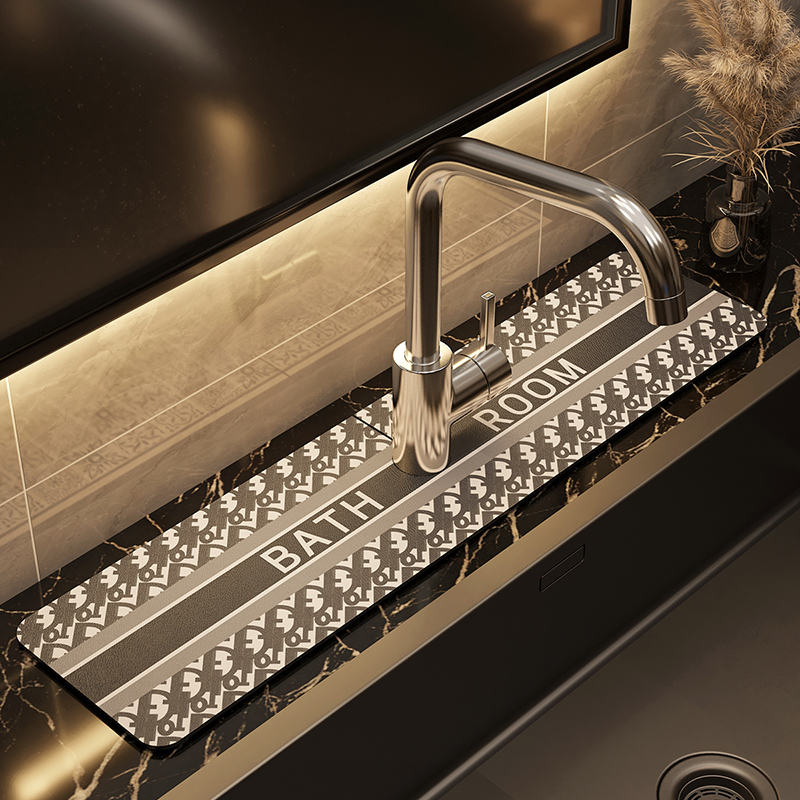 硅藻泥水龙头吸水垫洗手台