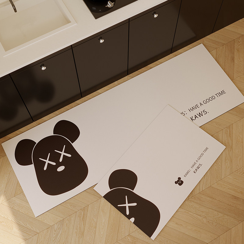 厨房硅藻泥地垫吸水垫家用长条脚垫防滑防油可擦免洗耐脏防水软垫,居家布艺,厨房地垫,淘宝优惠券,粉丝福利购,淘宝优惠卷