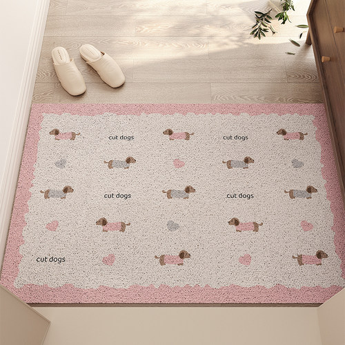 卡通丝圈PVC入户门地垫耐脏