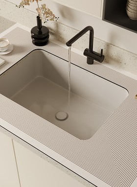 洗手台吸水垫厨房满铺硅藻泥沥水垫可裁剪卫生间水龙头洗漱台面垫