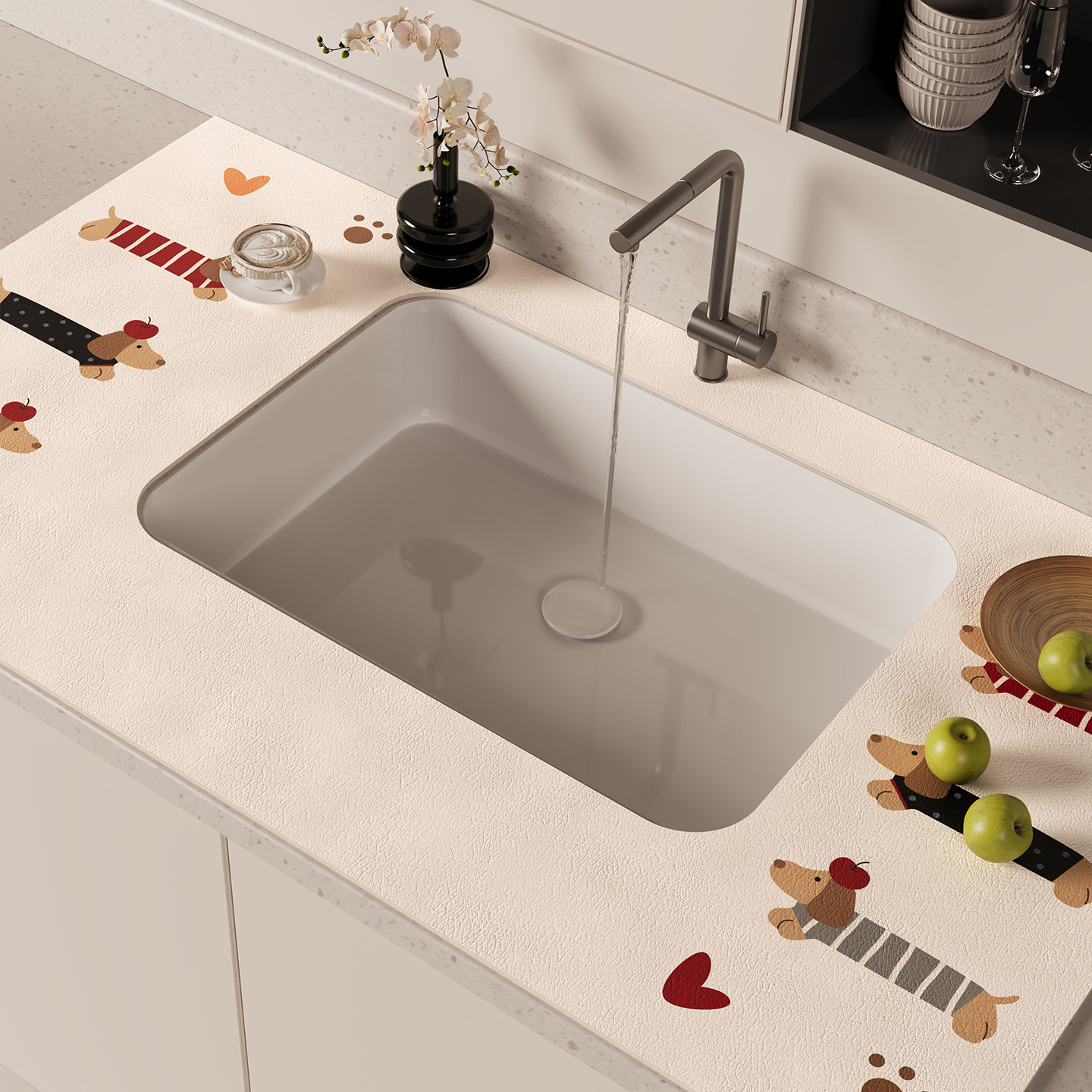 厨房水龙头吧台沥水垫洗手台吸水垫满铺免洗可擦硅藻泥洗漱台面垫,居家布艺,厨房地垫,淘宝优惠券,粉丝福利购,淘宝优惠卷