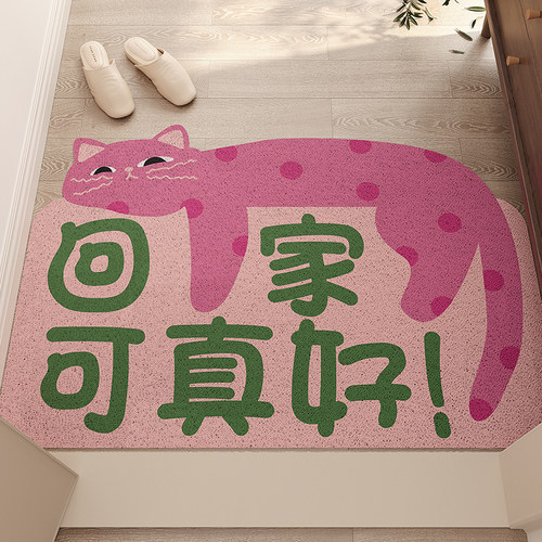 丝圈PVC入户门地垫玄关大门口