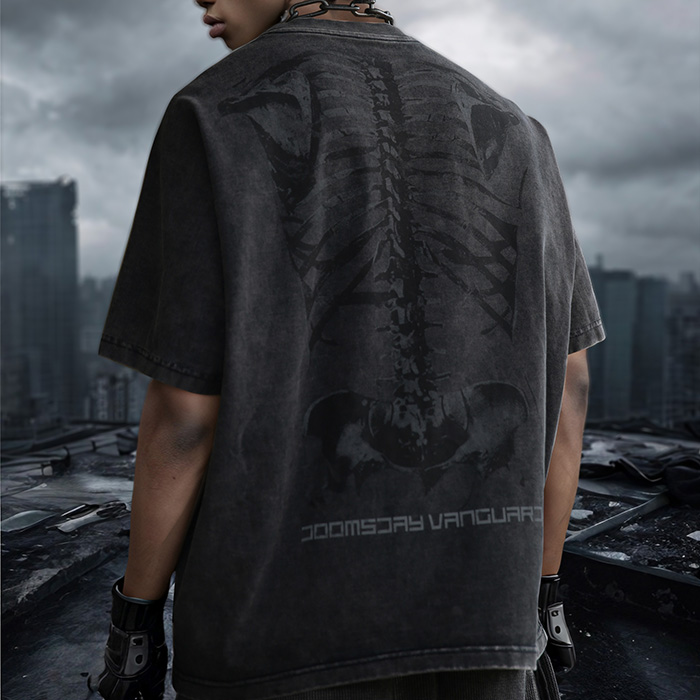 立裁短袖T恤末世先锋原创版型