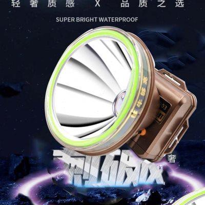 牛王头灯 强光 超亮 充电A903头戴式5000W户外照明防水手电筒夜钓