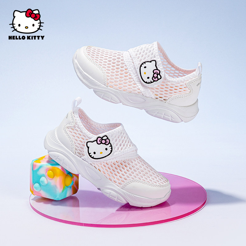 HelloKitty凯蒂猫童鞋女童单网运动鞋2026夏季新款女童网面休闲鞋