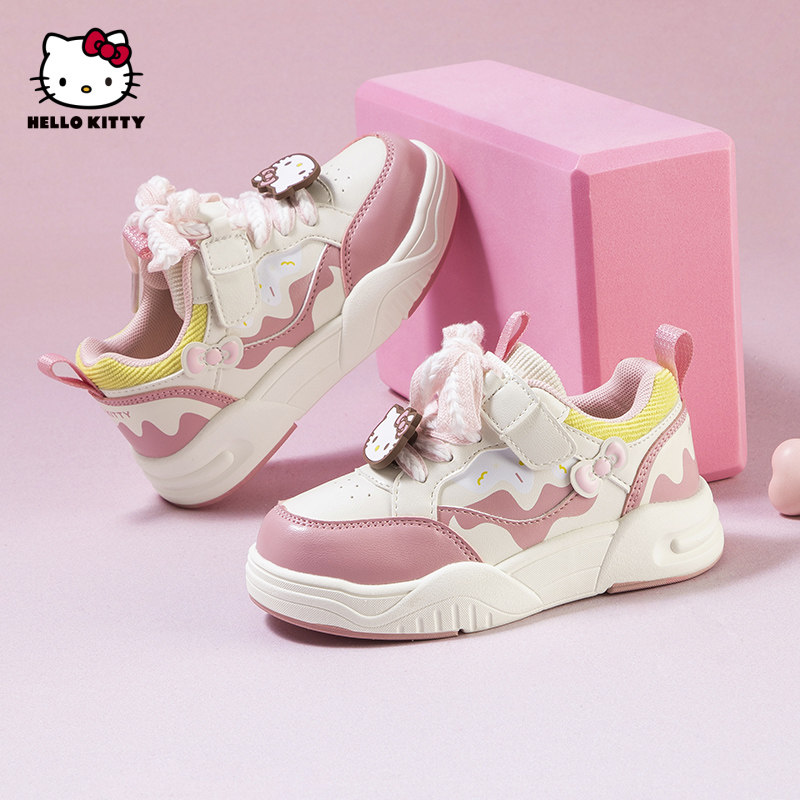 HelloKitty凯蒂猫童鞋女童板鞋2026春季新款女孩休闲鞋儿童运动鞋