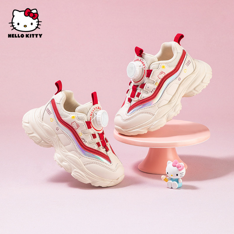 HelloKitty凯蒂猫童鞋女童运动鞋子春季新款儿童老爹鞋女孩休闲鞋