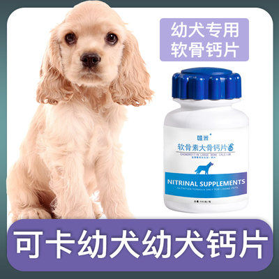 可卡犬幼犬专用钙片宠物狗狗