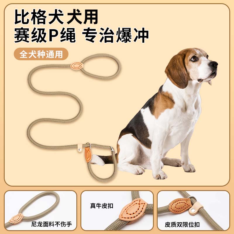 比格防爆冲遛狗牵引绳