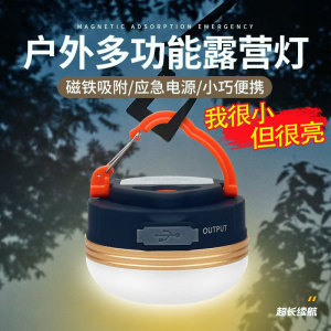 户外露营灯多功能照明灯营地帐篷灯野营氛围小马灯挂式宿舍小夜灯