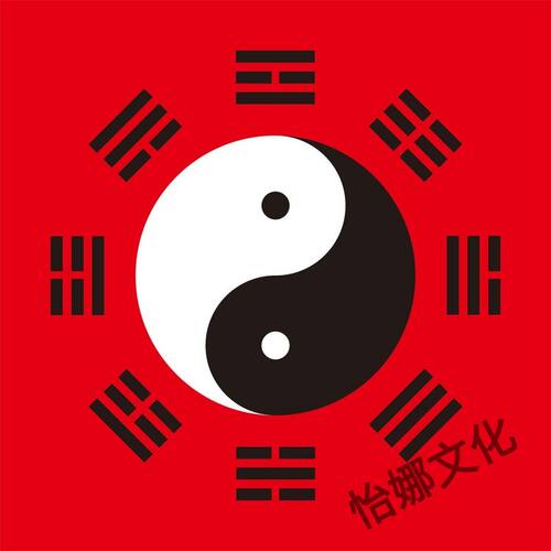 先天太极八卦图 镇宅八卦图 太极八卦图贴纸自粘阴阳图