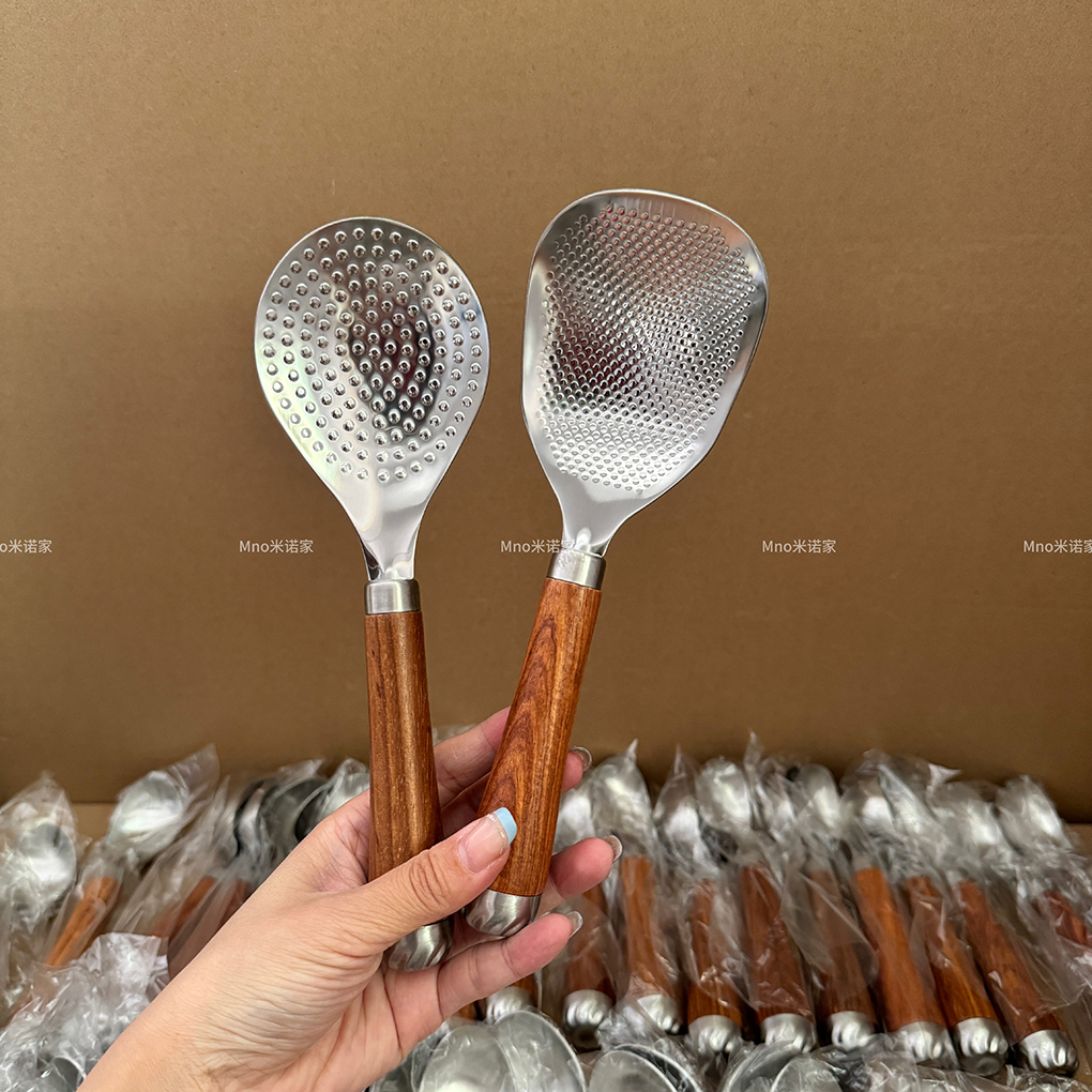 米诺家304中古风可立式饭勺