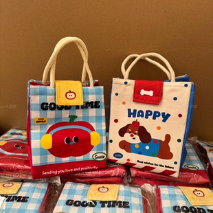 米诺家可爱手提便当包保温包防水油袋加厚铝箔饭袋学生午餐袋