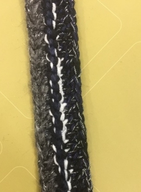 小香风灰色织带手工编织DIY服装花边外套衣边袖口装饰辅料